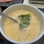 スタミナ苑 - 玉子スープ