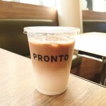 PRONTO IL BAR - "プロント"の酸味も苦みも抑えられた"ラテ"はマイルドな風味。