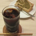 Heroes coffee - 水出しアイス＆抹茶シフォンケーキ