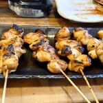 もつ焼 まるい - 地鶏焼き鳥焼き