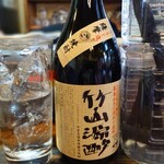 もつ焼 まるい - 芋焼酎　竹山源酔