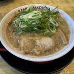 ラーメン まこと屋 - 九条ねぎ背脂醤油ラーメン(1000円込)