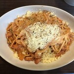 Osteria L'armonia - 大盛りナポリタン　上から