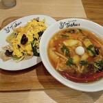 れんげ食堂 Toshu - 料理写真:きくらげ玉子炒め、広東麺