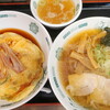 来来軒 - 料理写真:中華そば＆天津飯