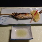 Kou Ryoku En Nishi Sei - アユの塩焼き…それ以外にイワナの刺身もつきました！