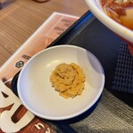 Mendo Koro Morigen - 生姜醤油ラーメンの追い生姜