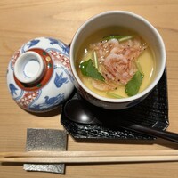 鮨 よし富 - 桜海老の茶碗蒸し