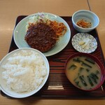 味処 いちむら - メンチカツ定食