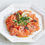 salmon carpaccio