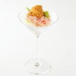 Blissful Seafood Bowl parfait (crab/sea urchin)