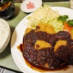 グリルくいしん坊 - 味噌ヒレカツ定食１３７０円