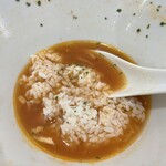 麺は天にあり - トマトラーメン　煮玉子