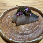 すし屋 蓮太郎 - サワラの昆布じめ