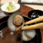 天白 - 宍道湖の蜆さん。私は初めてです。