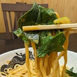 食堂 はせ川 - 会津産極寒ほうれん草がバツグンのアクセント