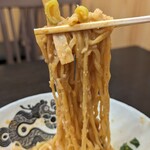 食堂 はせ川 - おいしい中太麺
