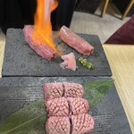 Yakiniku Tamaki - マンゴータン＆大トロ寿司！