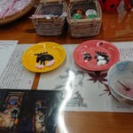 たなか商店 智千 - 中でお茶＆吉野葛の干菓子の食べ比べをさせて貰いました！！目から鱗！！