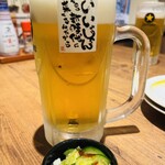 Shinnji Dai - 生ビール（中）150円