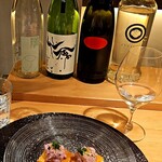 Nihonshu Tsubaki Nihonshu Ba- - 料理と日本酒ペアリング