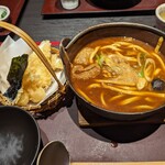 一久庵 - 味噌煮込みうどん天ぷら付き