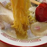 麺家 元、 - 塩らぁめんの麺