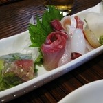 Rave - 和風まぐろの生春巻き　と　贅沢なお造りは5種