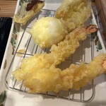 Agetate Tempura Senmonten Kuuten - くう天特上天ぷら定食 ¥1380