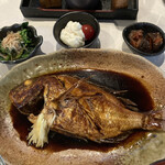 Roppongi Ukyousan - タイ煮付け定食　880円