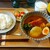 天神堂 - 料理写真:チキンレッグと新玉ねぎのスープカレー（白ライス）