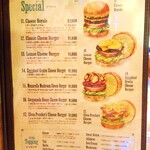 Louis Hamburger Restaurant - ﾊﾞｰｶﾞｰﾒﾆｭｰ一部