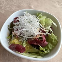 特選近江牛レストラン ティファニー - ドレッシングが絶品のサラダ