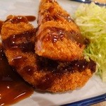 居酒屋ニューシンマチ - ハムカツ。