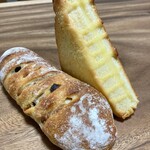 パレ　ベーカリー - チーズトースト＆くるみレーズンと焦がしミルクのフランス