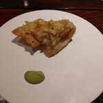 デンクシフロリ - [2024年3月　訪問]鱚ときゃべつに青唐辛子のペースト。