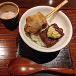 デンクシフロリ - [2024年3月　訪問]たけのこごはんに豚料理2品ドンッ！