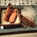 酒ト壽 - お通しの車海老