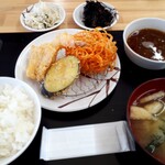 天ぷらみつやす - 天ぷら定食(1回目提供)