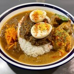 カレーライス Cari－Rio - トリプルカレー、茹で玉子トッピング