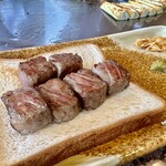 鉄板焼ステーキ 一ッ葉ミヤチク - 厳選ロース150g9200円