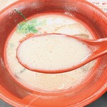 海老名 麺'ｓROAD - とんこつラーメン(スープリフト)