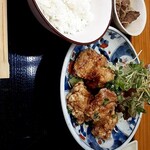 かつら屋 - 日替わりランチ(油淋鶏定食)