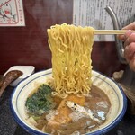 烈志笑魚油 麺香房 三く - かけ（並）