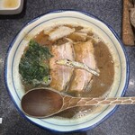 烈志笑魚油 麺香房 三く - かけ（並）