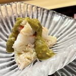 Edomae Sushi Hattori - ズワイガニ　味噌が濃厚