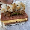 沖縄おにぎり 金城 - 料理写真:沖縄おにぎり（ダブルランチョンミート）＋おばぁの油味噌の中身