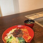 Lunch only! Bibimbap with carefully selected skirt steak and colorful namul