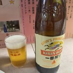岐阜屋 - ビール大瓶 ¥680