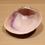 江戸前鮨 二鶴 - 『大分中津のとり貝の殻』